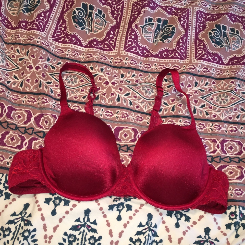 Red Lace Bra